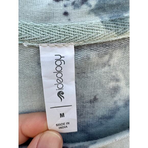 IDEOLOGY Women Medium Blue Tie Dye Short Sleeve Dress NWT - Picture 5 of 6